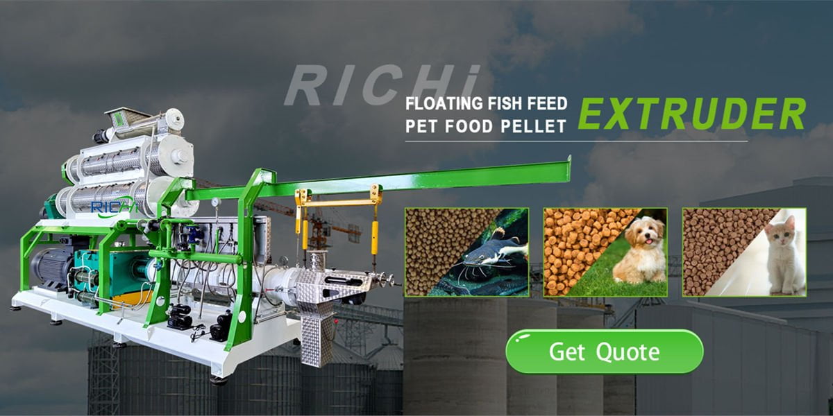 floating fish feed machine factory