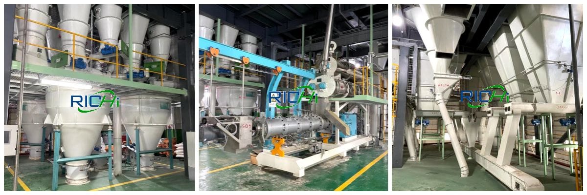10TPH Fish Feed Manufacturing Plant Extruder Machine