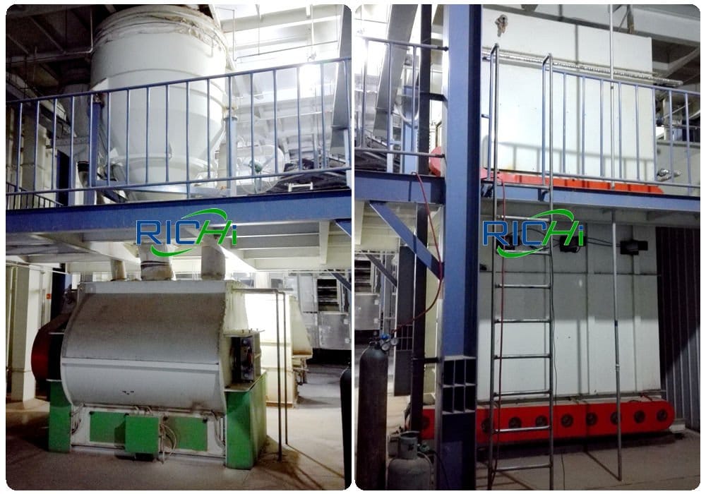 4-5 tph fish feed production line site